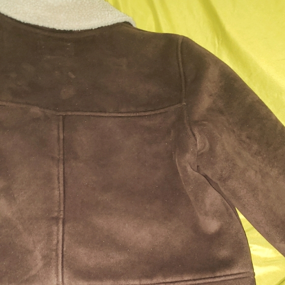 Ralph Lauren Suede/Sherling Jacket - Picture 4 of 5
